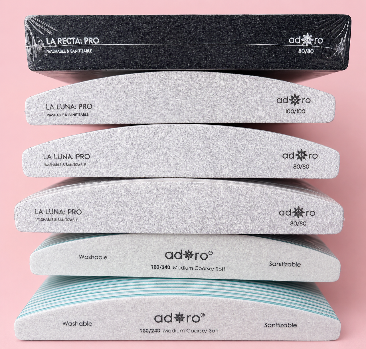 NAIL FILE 2 WAY: ZEBRA- 100/100
