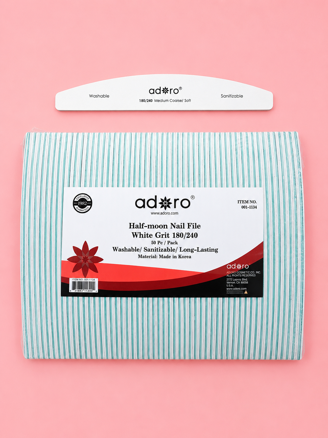 NAIL FILE - 180/240 Medium Coarse.
