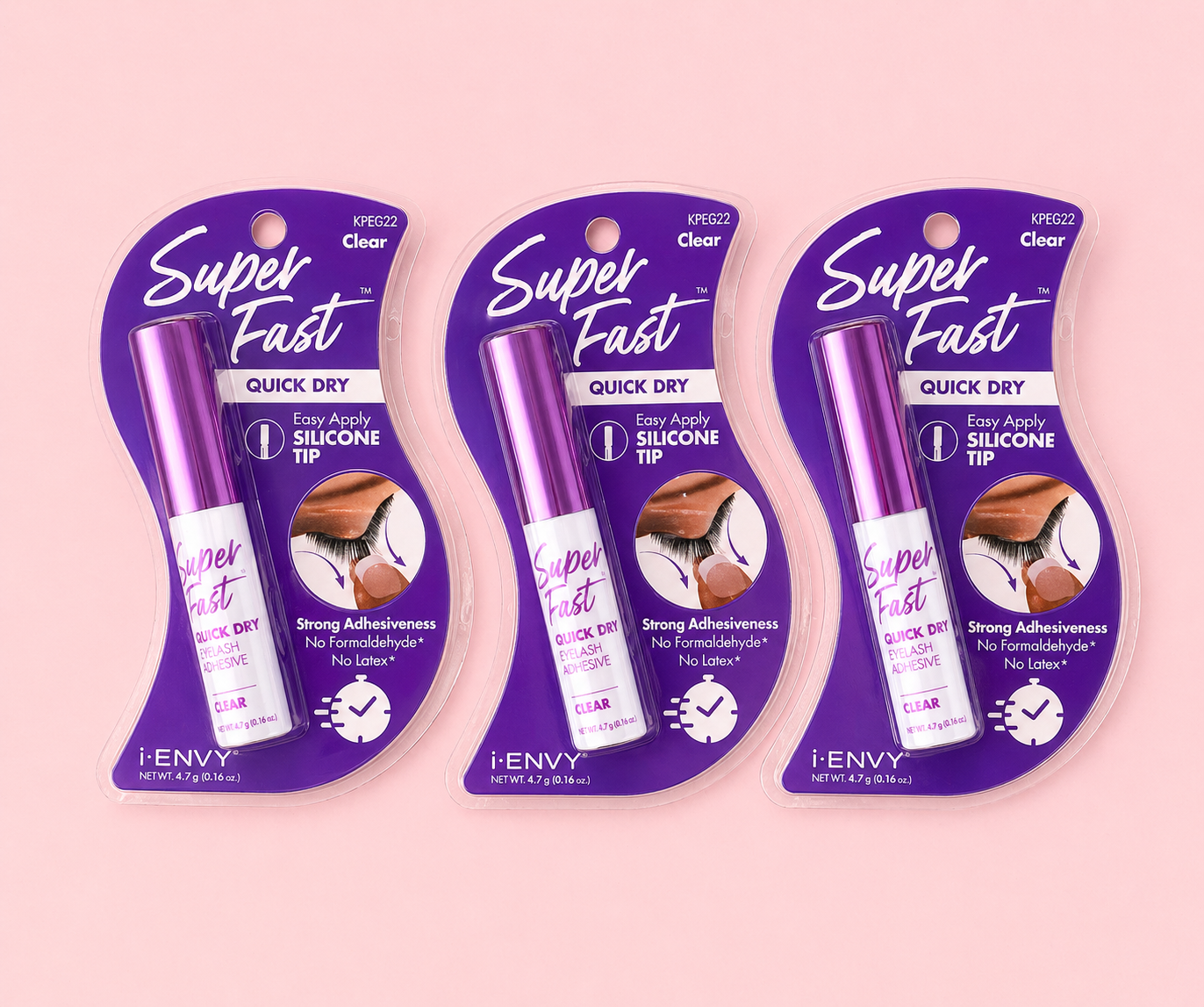 SUPER FAST EYELASH ADHESIVE (3SET)