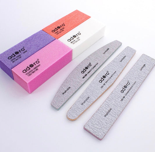 NAIL FILE COLLECTION: 8PC SET.