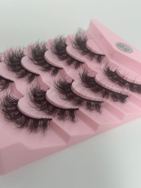 Queen Beauty LD-10 hand made lashes