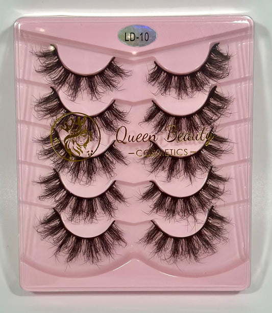 Queen Beauty LD-10 hand made lashes