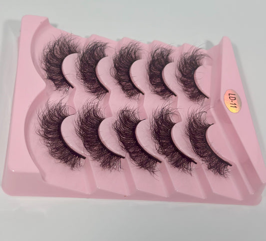 Queen Beauty LD-11 hand made lashes