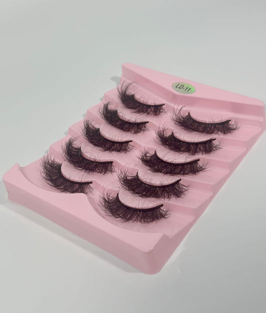 Queen Beauty LD-11 hand made lashes