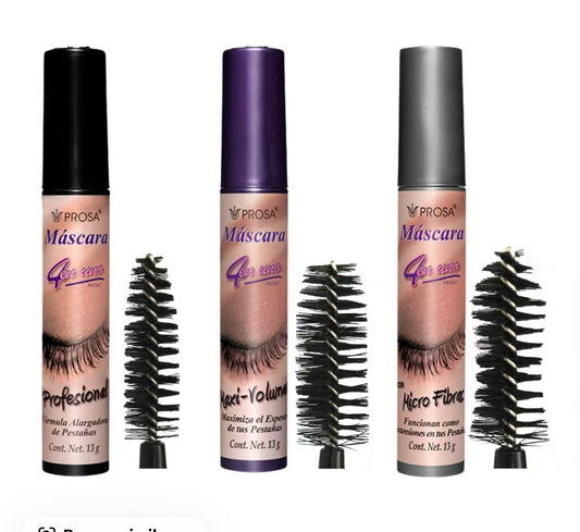 PROSA MASCARA 4 IN 1 .( 3 PACK )
