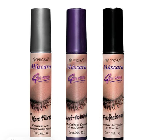 PROSA MASCARA 4 IN 1 .( 3 PACK )