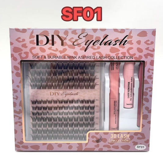 DIY LASH CLUSTERS EXTENSION SET.