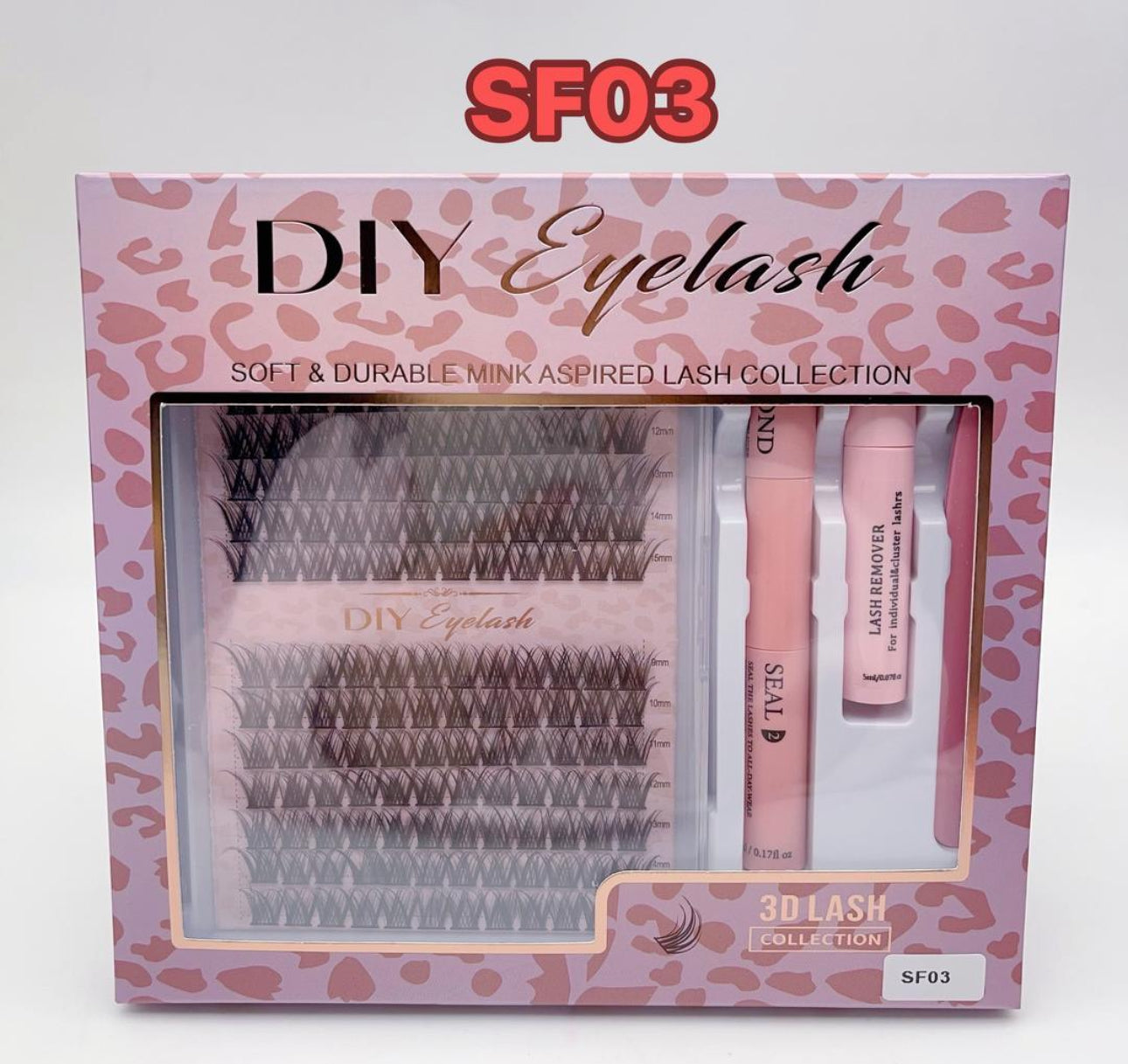 DIY LASH CLUSTERS EXTENSION SET.