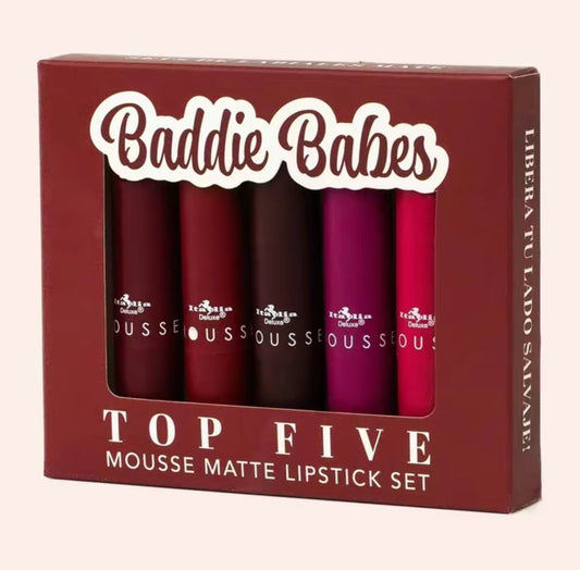 ITALIA TOP FIVE LIPSTICK SET.