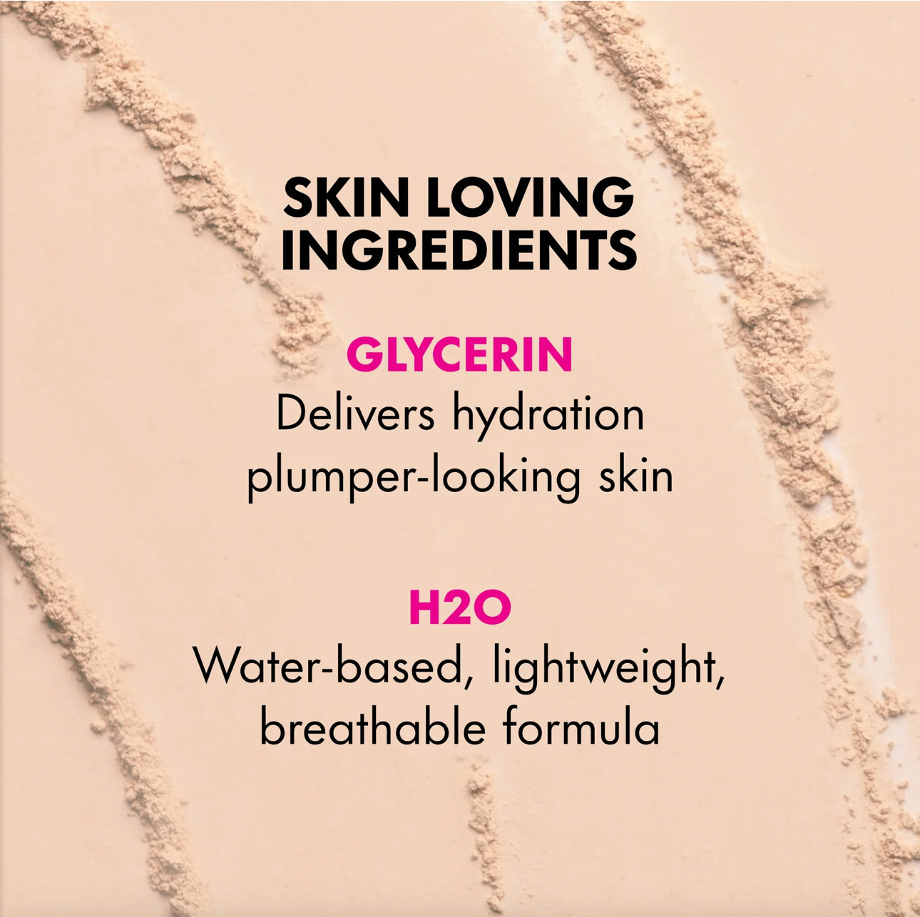 H20 Lock Hydrating setting Powder .