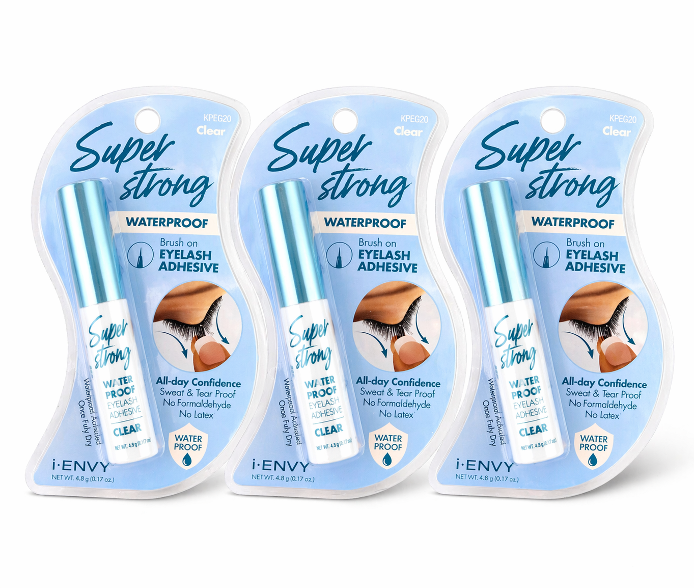 SUPER STRON CLEAR EYELASH ADHESIVE ( 3 SET)