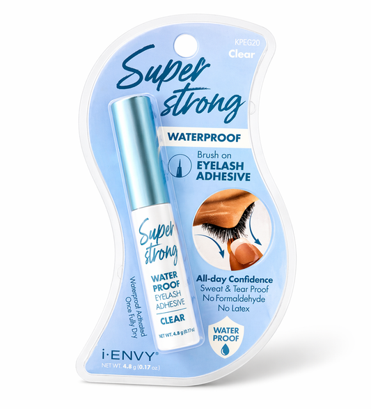SUPER STRONG EYELASH ADHESIVE.