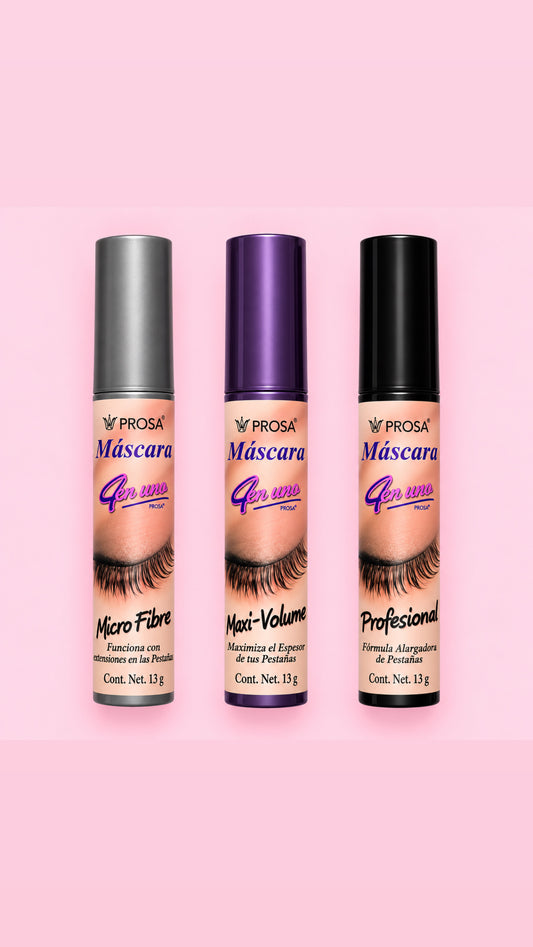 PROSA MASCARA 4 IN 1 .( 3 PACK )