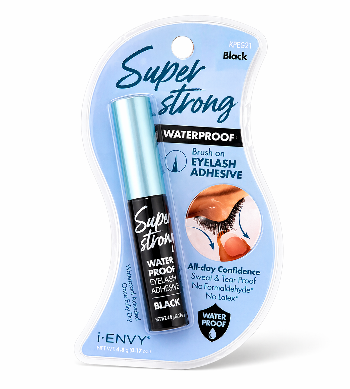 SUPER STRONG BLACK ADHESIVE.