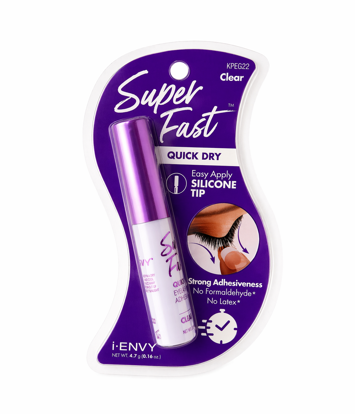 SUPER FAST EYELASH ADHESIVE.