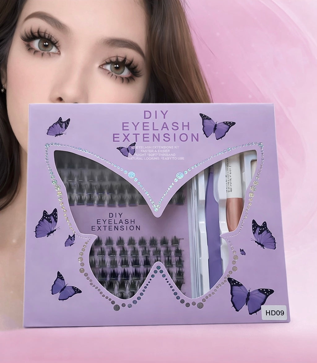DIY EYELASH EXTENSION.