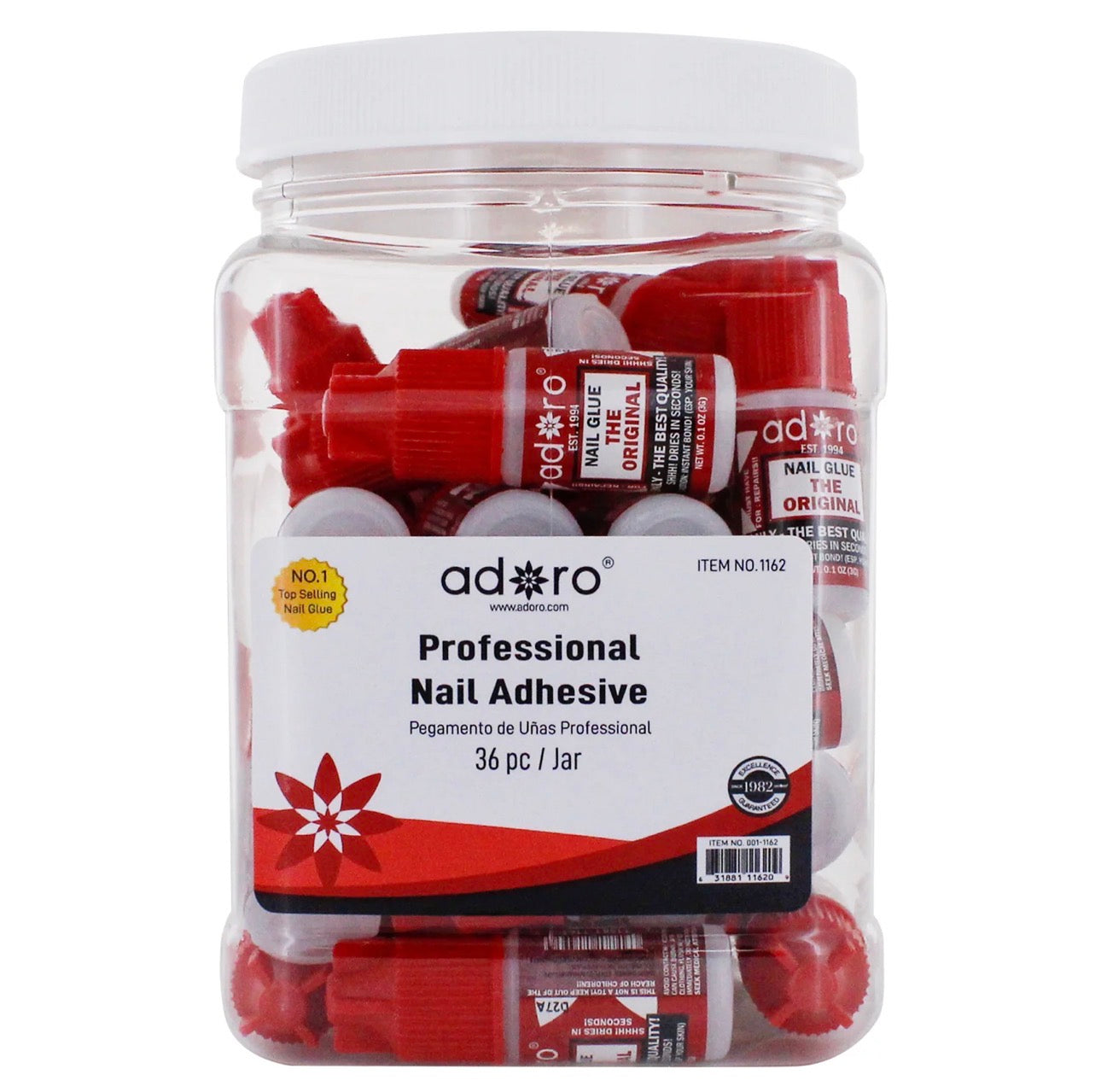 PROFESSIONAL NAIL ADHESIVE JAR (36pc)