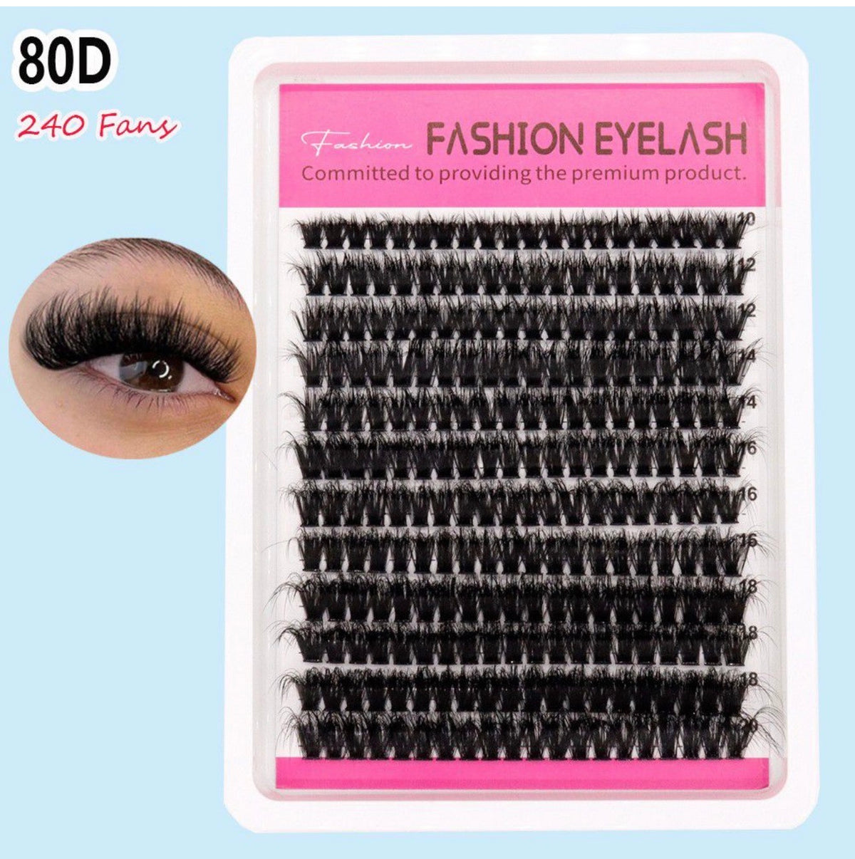 FASHION EYELASH- CLUSTERS.