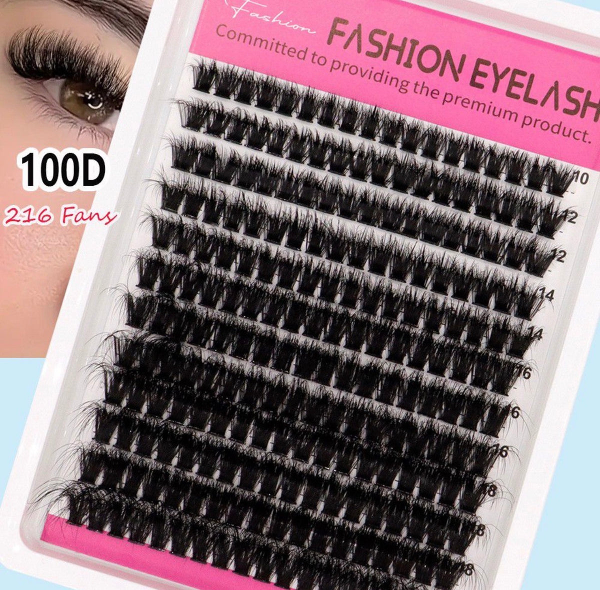 FASHION EYELASH- CLUSTERS.