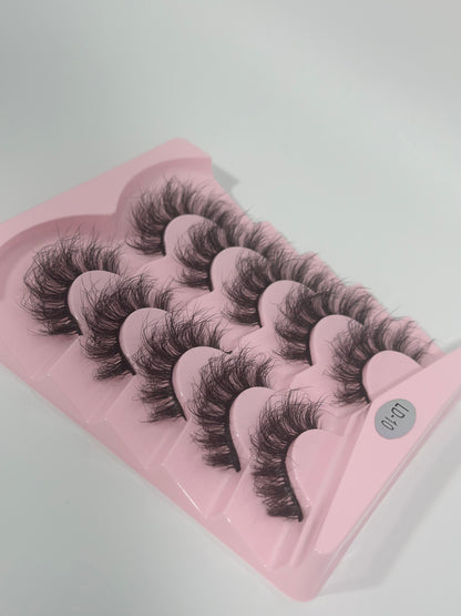 Queen Beauty LD-10 hand made lashes