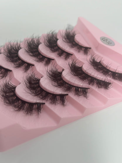 Queen Beauty LD-10 hand made lashes