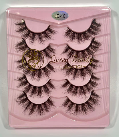 Queen Beauty LD-10 hand made lashes