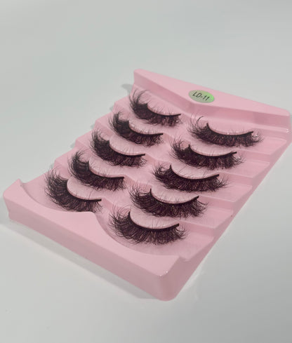 Queen Beauty LD-11 hand made lashes