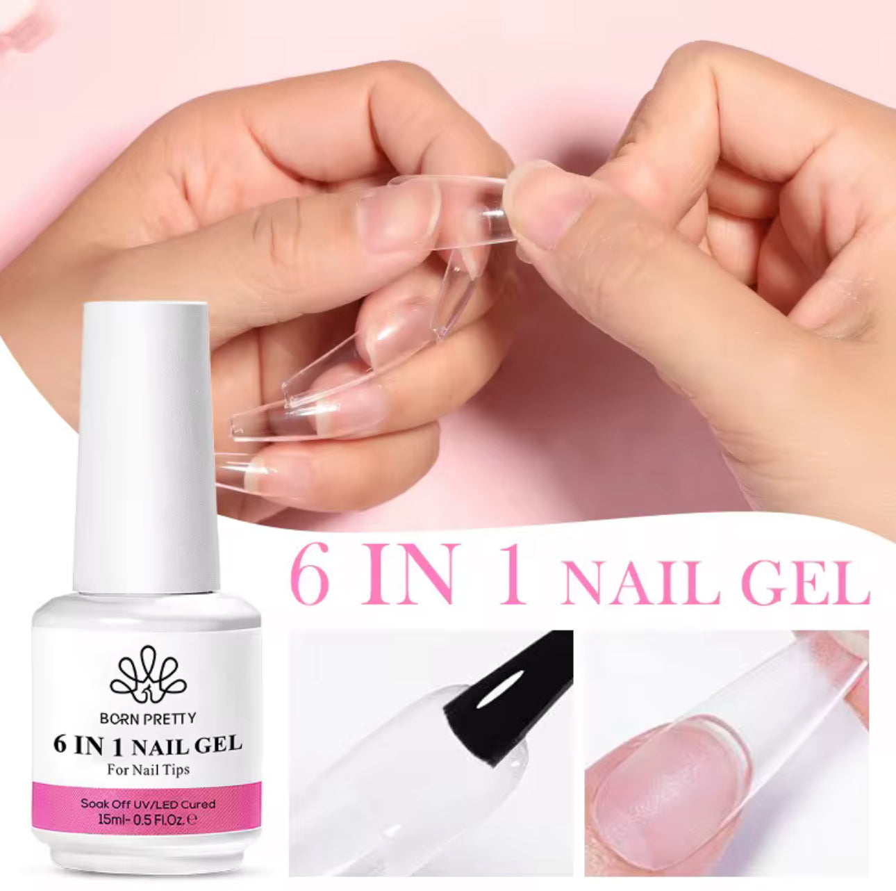 NAIL GLUE 6 IN 1.