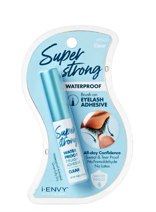 SUPER STRONG CLEAR ADHESIVE.