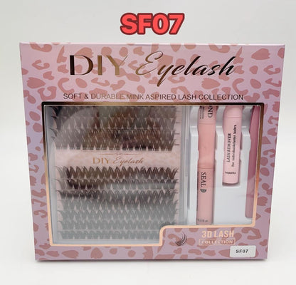 DIY LASH CLUSTERS EXTENSION SET.