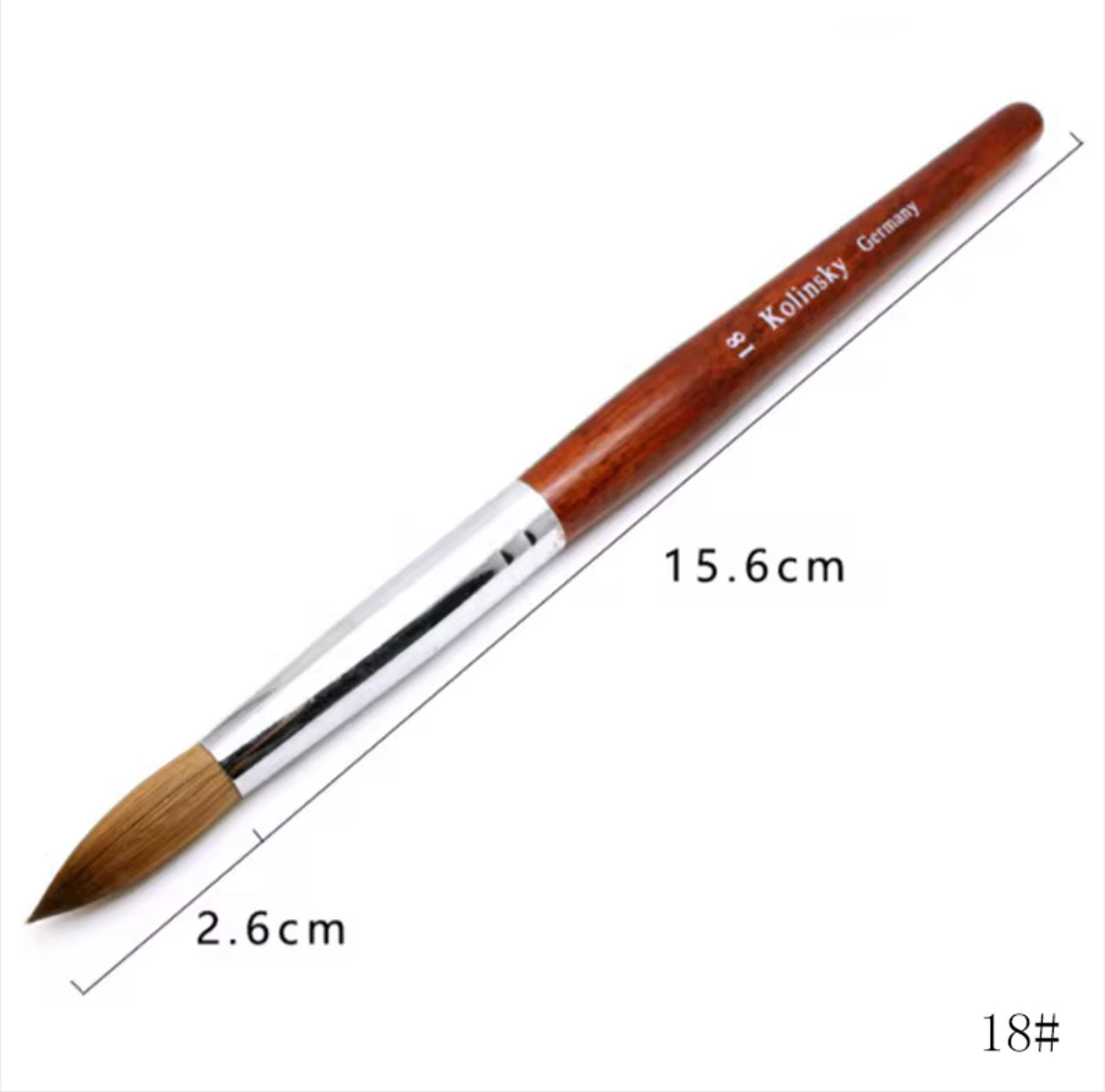 Kolinsky Acrylic Nail Brush