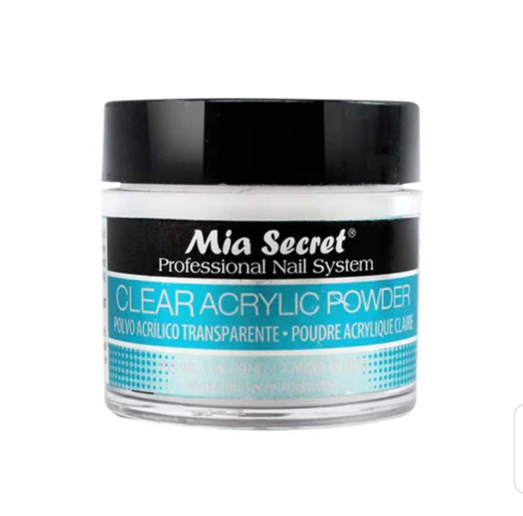 Mia Secret Clear Acrylic Powder.