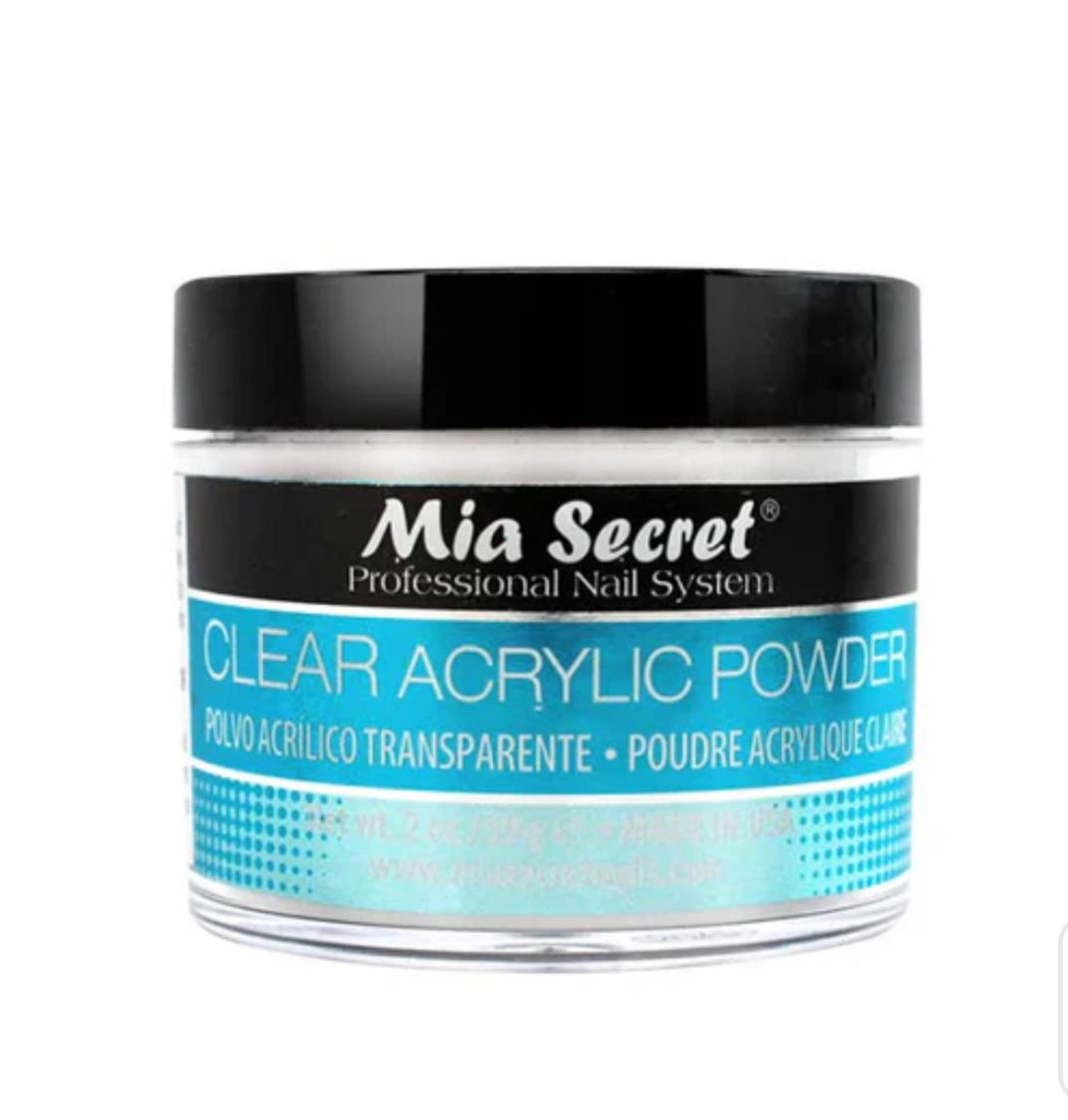 Mia Secret Clear Acrylic Powder.