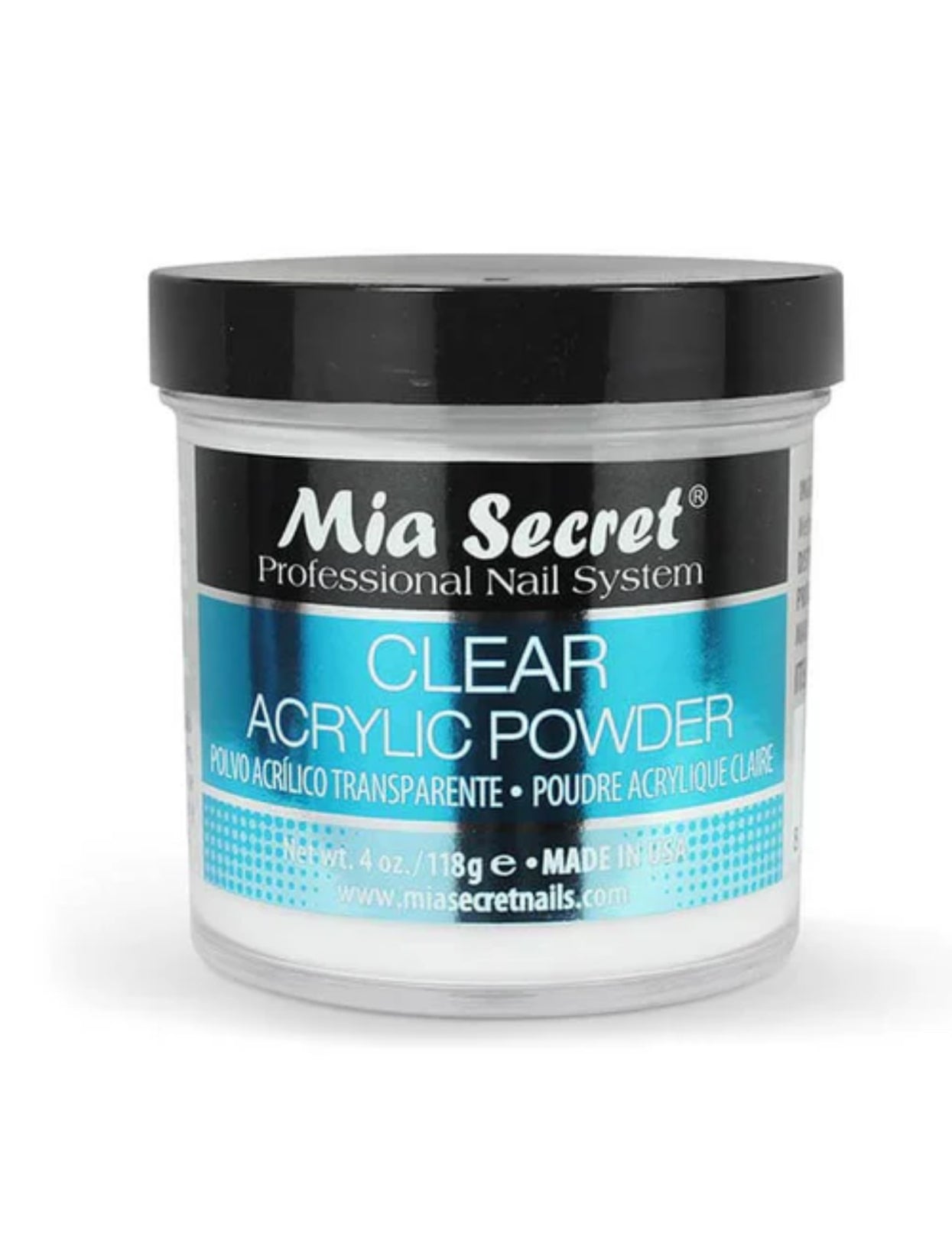 Mia Secret Clear Acrylic Powder.