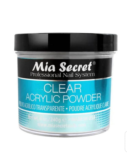 Mia Secret Clear Acrylic Powder.