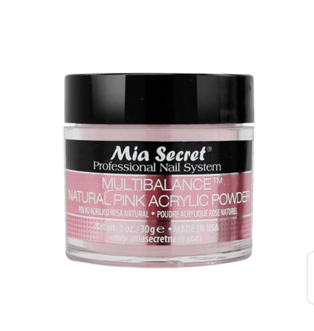 MULTIBALANCE  NATURAL PINK  ACRYLIC POWDER.