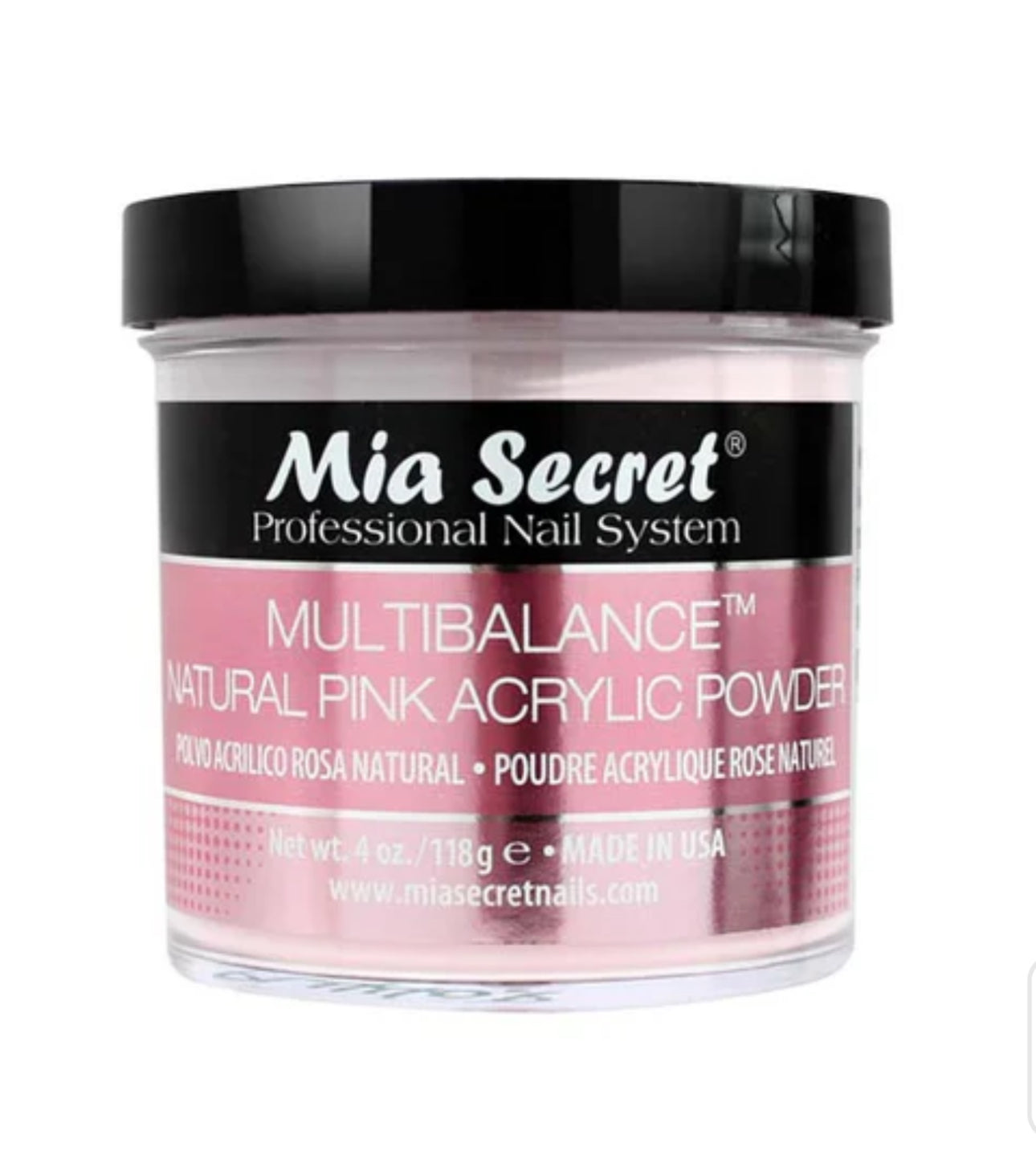 MULTIBALANCE  NATURAL PINK  ACRYLIC POWDER.