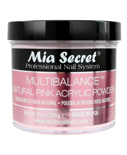 MULTIBALANCE  NATURAL PINK  ACRYLIC POWDER.