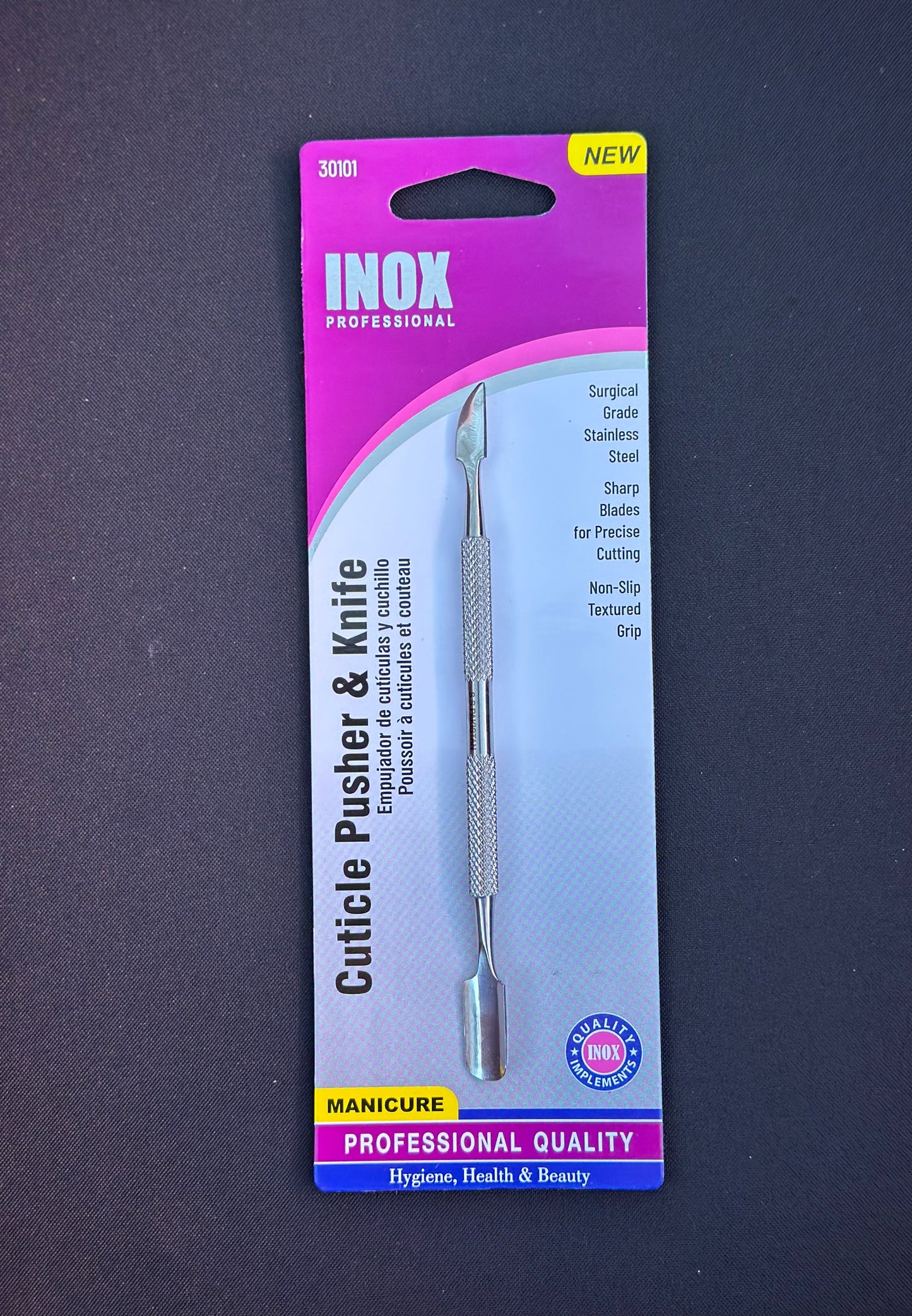 Cuticle Pusher & Knife.