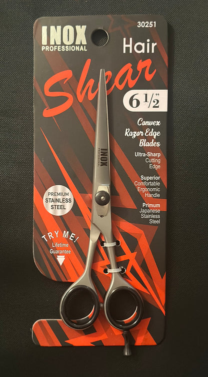 HAIR SHEAR 6-1/2" STAINLESS STEEL.