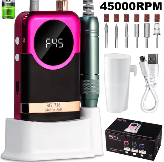 RECHARGEABLE NAIL DRILL.