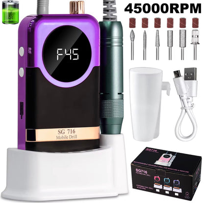 RECHARGEABLE NAIL DRILL.