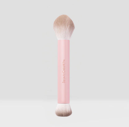 DUAL SIDED BLUSH BRUSH.