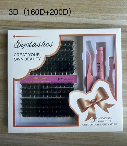 DIY  FASHION EYELASH.