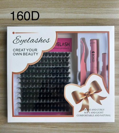 DIY  FASHION EYELASH.