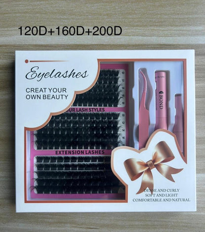 DIY  FASHION EYELASH.