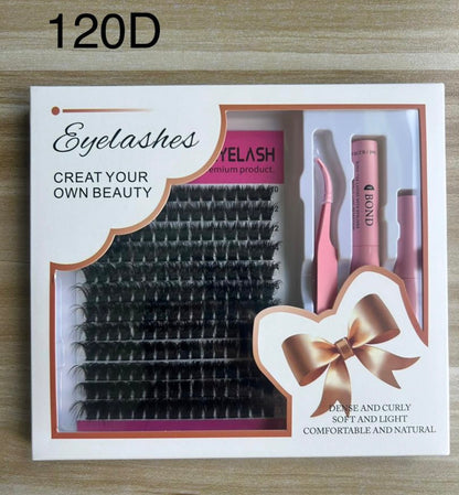 DIY  FASHION EYELASH.