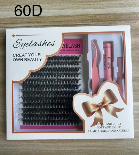 DIY  FASHION EYELASH.